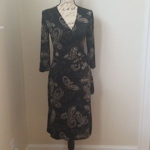 Host Picklimited 3/4 Sleeve Wrap Dress Size S